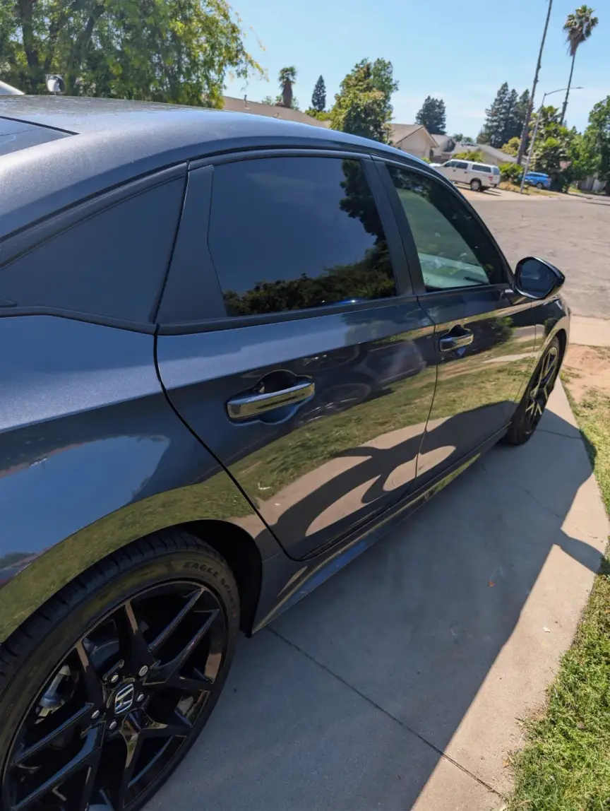 HITEK Ceramic IR window tint install with deep, even finish — Yuba City, CA