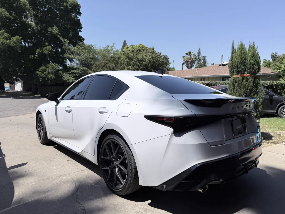 Back Left after HITEK window tint install — Oscuro Tintz, Yuba City, CA