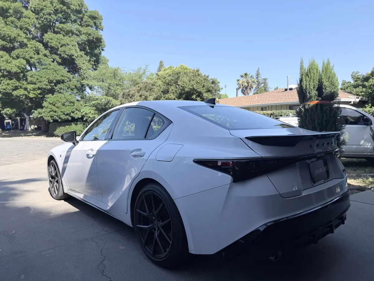 Back Left before window tinting — Oscuro Tintz, Yuba City, CA