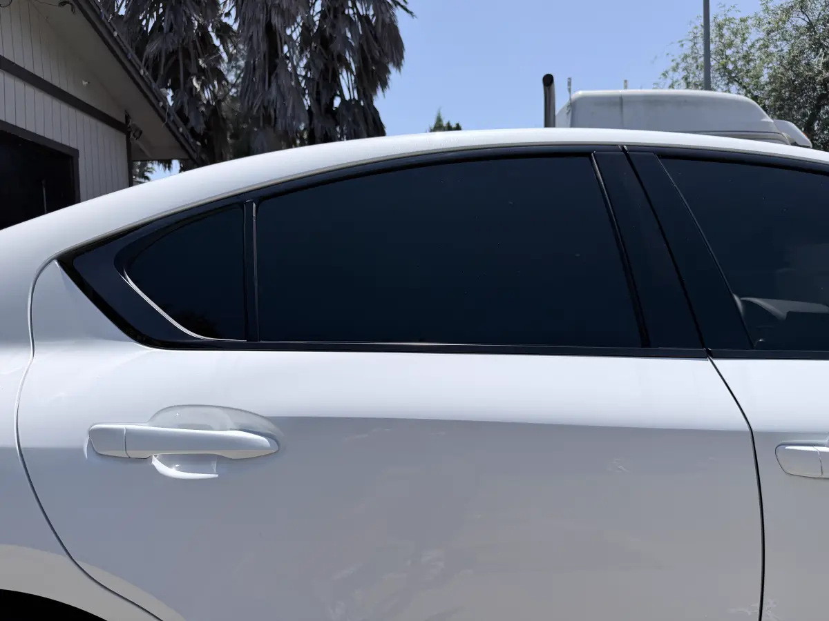 Back Passenger after HITEK window tint install — Oscuro Tintz, Yuba City, CA