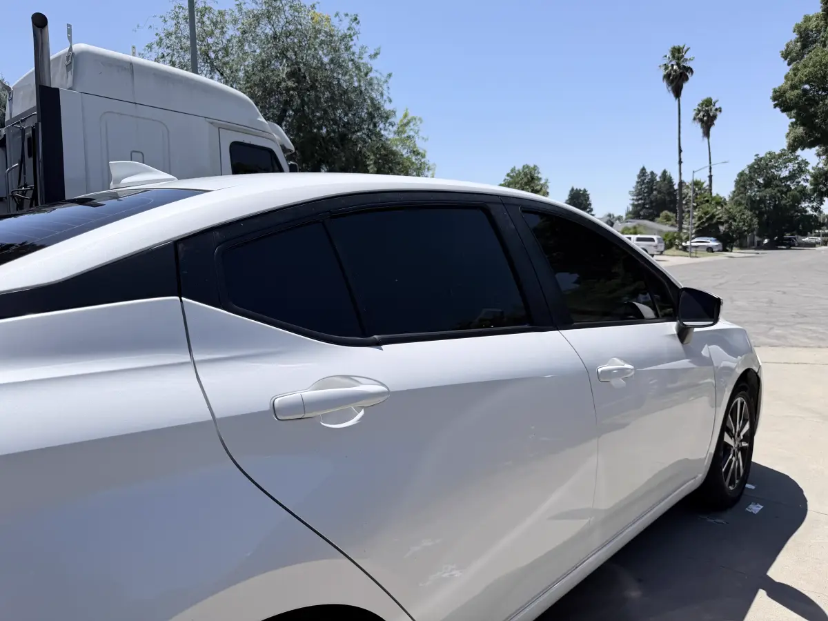 Back Right after HITEK window tint install — Oscuro Tintz, Yuba City, CA