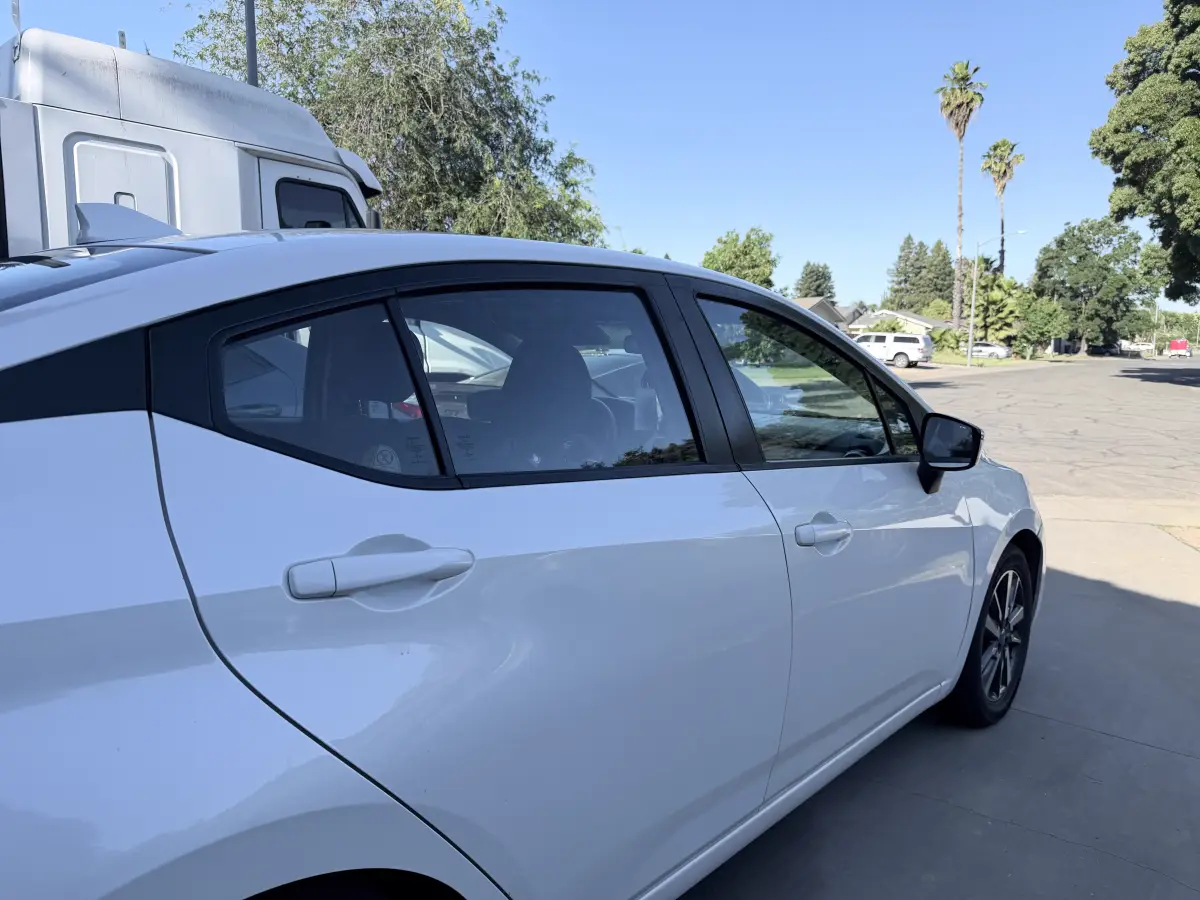 Back Right before window tinting — Oscuro Tintz, Yuba City, CA